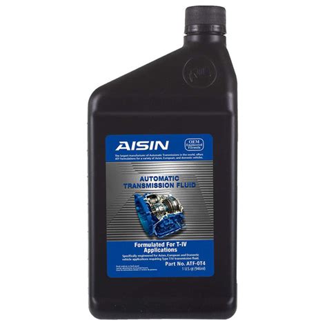AISIN ATF-0T4 OE Formulated Automatic Transmission Fluid (ATF), 1 Quar ...