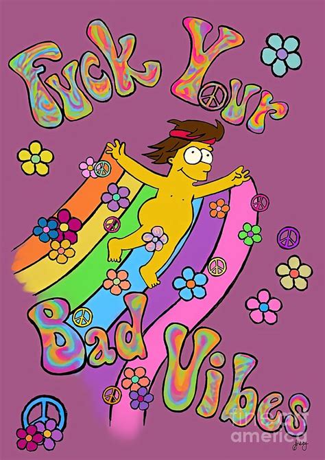 Fuck Your Bad Vibes Painting By Cox Stevens Fine Art America