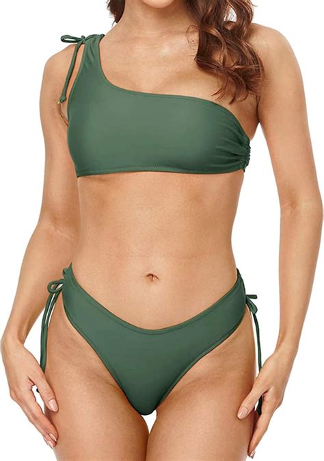 Charmo Bikini Badeanz Ge Mit Hoher Taille F R Damen Teenager