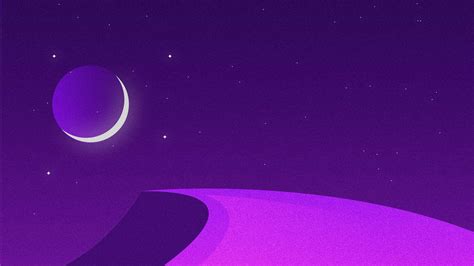 Download 12k Purple Sky Illustration Wallpaper