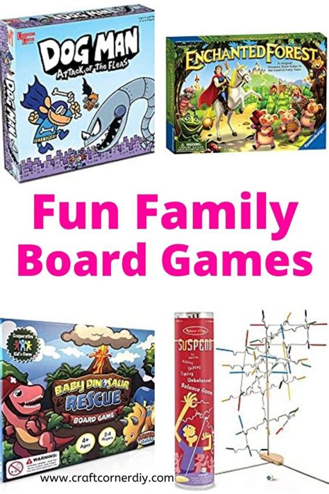 Fun Family Board Games | Craft Corner DIY