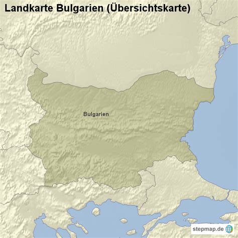 Stepmap Landkarte Bulgarien Bersichtskarte Landkarte F R Bulgarien