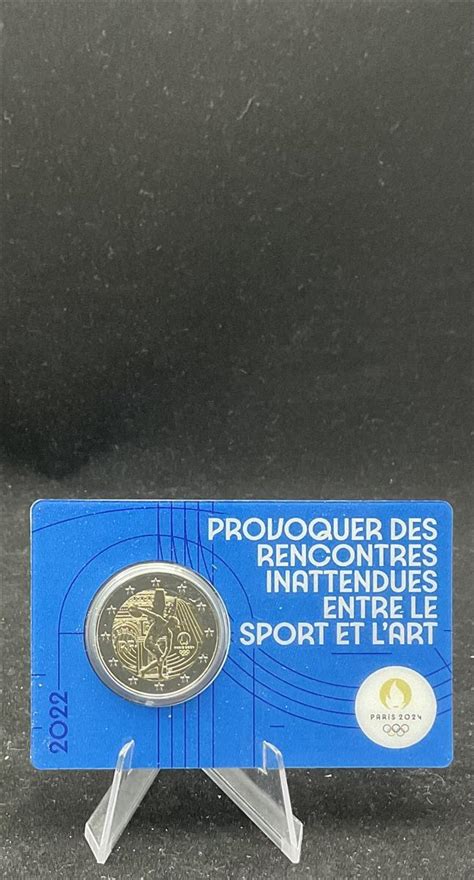 Frankreich Euro Olympiade Paris Diskuswerfer Blau