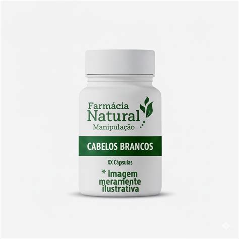 Qual O Melhor Metilfolato Para Cabelo Branco - Cápsulas para Cabelos Brancos | Metilfolato + B12 (metilcobalamina ...