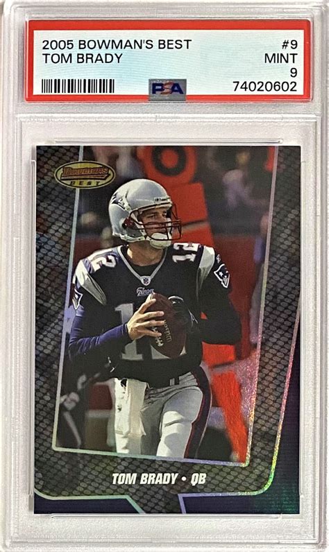 Tom Brady 2006 Bowman Chrome New England Patriots Football Graded Card ...