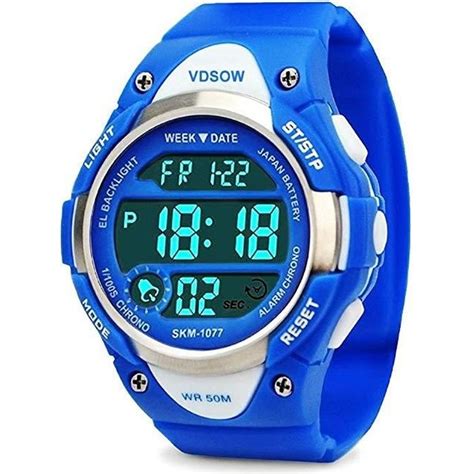 Garçons Digital montres enfants montre de sport avec alarme extérieur