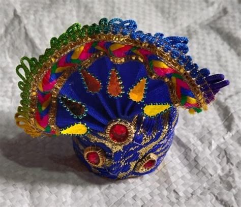 Laddu Gopal Blue Mukut For Temple At Rs 120 Piece In Mathura ID