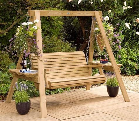 Pin on Скамейка | Wooden garden swing, Garden swing seat, Garden swing