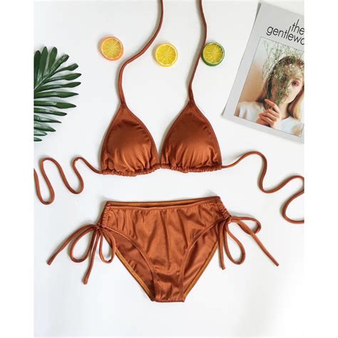 Mua Bikini tam giác đen sexy màu giá rẻ nhất TecKi Vn