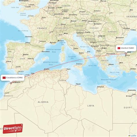 Direct Flights From Casablanca To Istanbul Cmn To Saw Non Stop