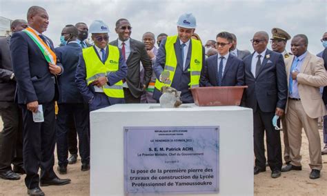 Enseignement Technique Et Professionnel Patrick Achi Lance Les Travaux