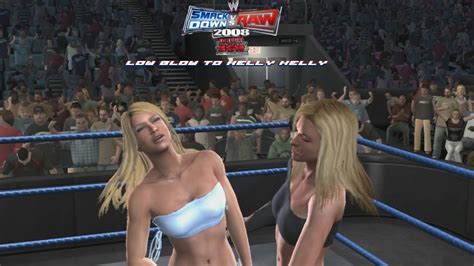 Smackdown Vs Raw 2008 All Divas Low Blow To Kelly Kelly Youtube