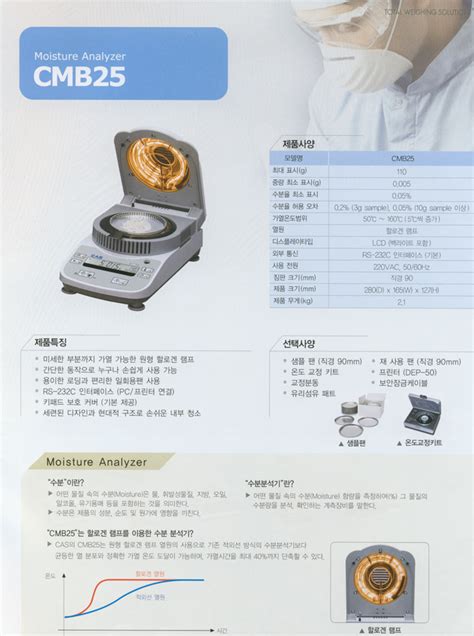 Cas Cmb G Mg Moisture Analyzer