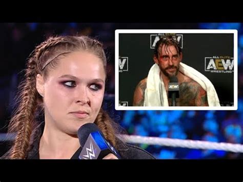 Ronda Rousey Gives Her Thoughts On The Cm Punk And The Elite Backstage