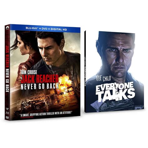 Jack Reacher Never Go Back Blu Ray Dvd Walmart Exclusive