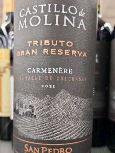 2021 San Pedro Castillo de Molina Tributo Gran Reserva Carmenère