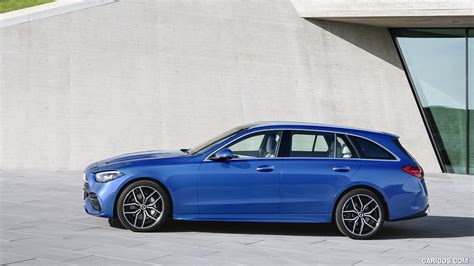 Mercedes Benz C Class Wagon T Model Color Spectral Blue Side