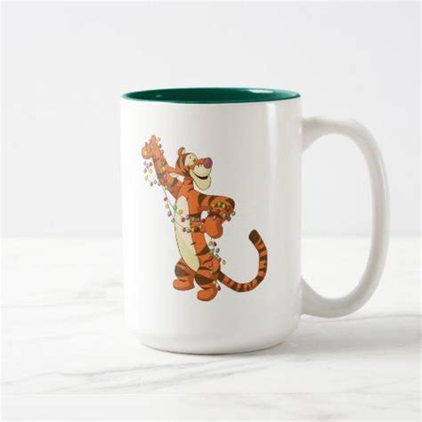 Winnie The Pooh Tigger Christmas Lights Christmas Mugs Disney Mugs