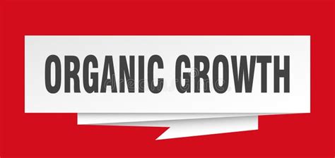 Organic Growth Red Stamp Stock Vector Illustration Of White 119398138