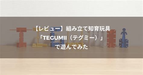 【レビュー】組み立て知育玩具『tegumii（テグミー）』で遊んでみた まさぱぱらいふ