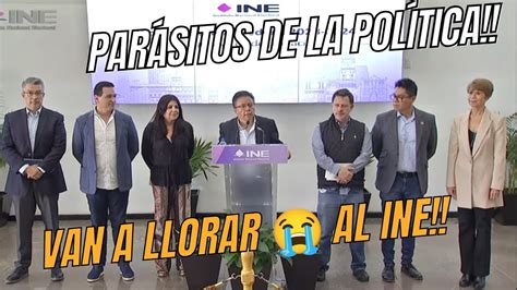 Los Par Sitos Y Cascajo De La Pol Tica Mexicana Van A Llorar Al Ine Vs