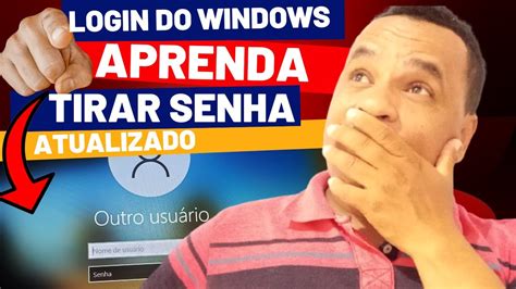 Como Remover Senha Do Login Do Windows ATUALIZADO YouTube