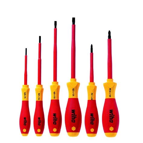 Wiha 6 Piece Softfinish Screwdriver Set Bunnings Warehouse