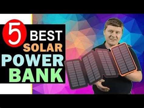 Best Solar Power Bank Top 5 Best Solar Power Bank Reviews YouTube