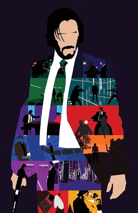 My John Wick Trilogy poster https://www.artstation.com/jqualin https ...