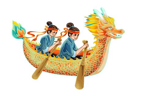 Dragon Boat Racing Hd Transparent National Tide Wind Dragon Boat