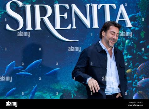 Madrid, Spain, 18/05/2023, Javier Bardem attends to "La Sirenita" "The ...