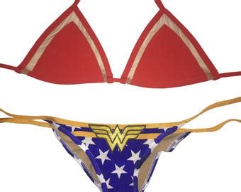 Comic Bikini Etsy
