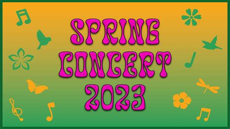 Spring Concert 2023 Youtube