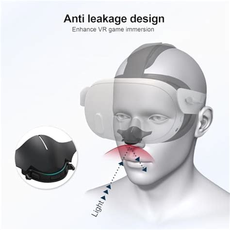 Esimen Vr Silicone Mask Face Cover Compatible With Meta Quest 3 Face