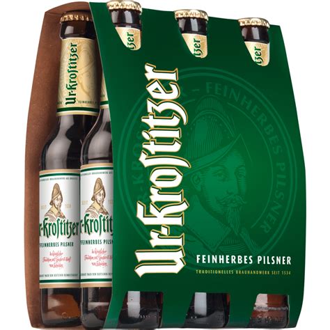 Ur Krostitzer Pilsner 6er Pack 6 x 0 33 l Biere Getränke VON