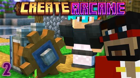 Minecraft Create Arcane Engineering Ep 2 YouTube