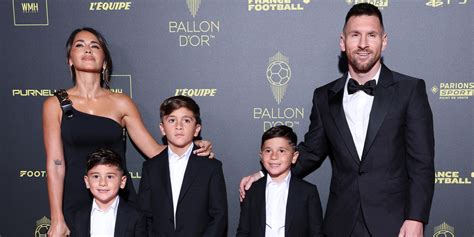 Lionel Messi & Family Attend Ballon d’Or 2023 Ceremony to Celebrate His