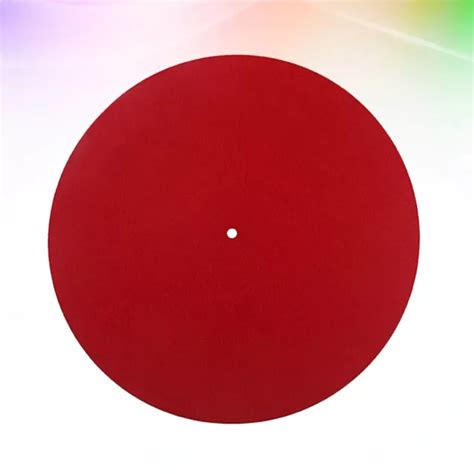 Rouge Tapis De Plateau Tournant Platines Pour Disques Vinyles Eur