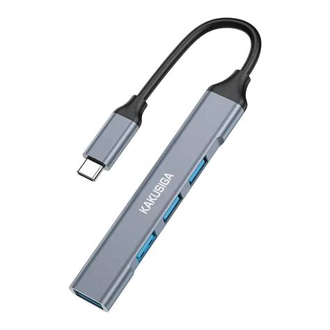 Adapter Hub Usb C In X Usb X Usb Kakusiga Ksc Gray