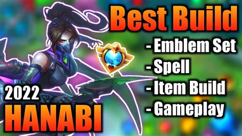 HANABI BEST BUILD 2022 TOP 1 GLOBAL HANABI BUILD HANABI MOBILE