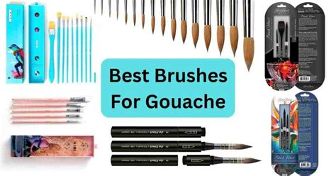 Best Brushes For Gouache Reviewed By Artist Ultimate Brush Guide