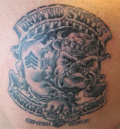 42++ Best Marine corps tattoos bulldog image ideas