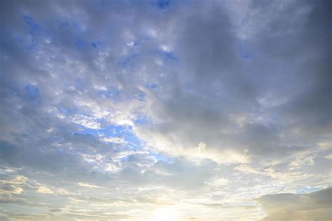 Clouds In A Blue Sky At Golden Hour 1916746 Stock Photo At Vecteezy