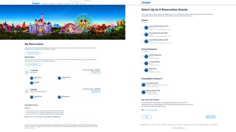 First Look At New Theme Park Reservation System For Disneyland And Walt