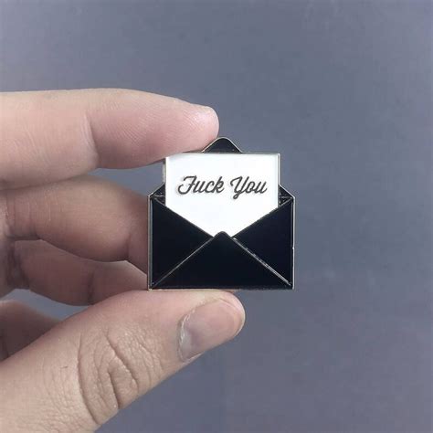 Fuck You Soft Enamel Pin Cute Pin Pins Enamel Pin Etsy