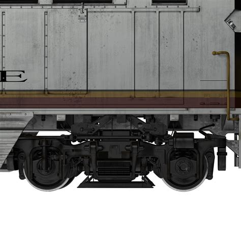 Diesel Electric Locomotive F59 PHI Santa Fe 3D Model $79 - .c4d .ma ...