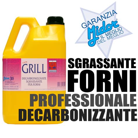 Detergenti Professionali Sgrassante Decarbonizzante Per Forni Grill Kg