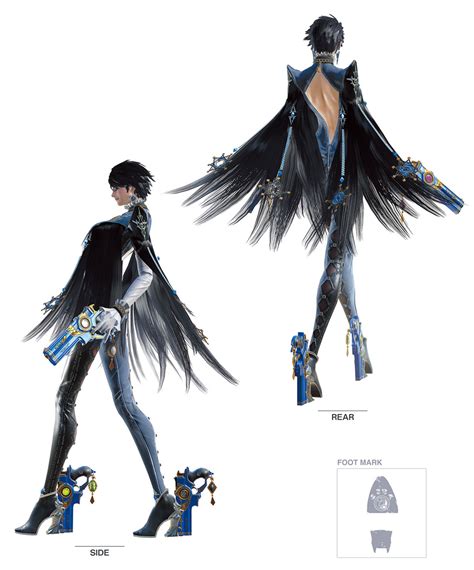 Bayonetta Side And Rear Art Bayonetta Art Gallery