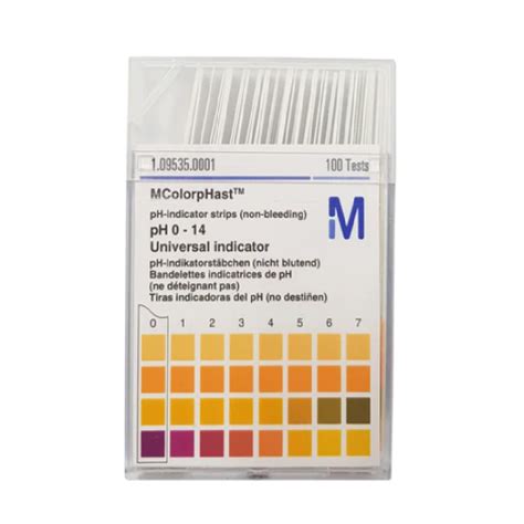 Ph Indicator Test Strips Ph Non Bleeding Pc Box