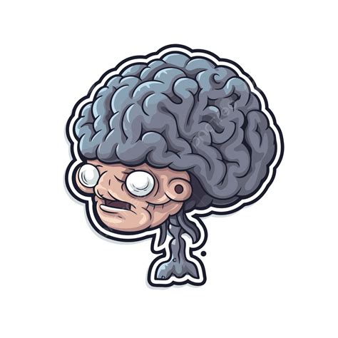 Cartoon Head Of A Human Vector Human Brain Human Brain Clipart